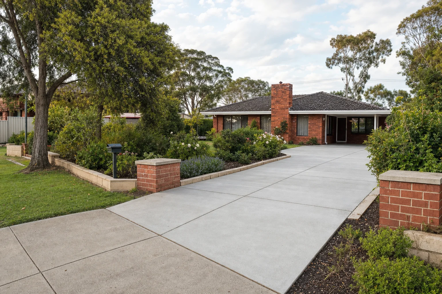 Concrete driveways in Gosnells